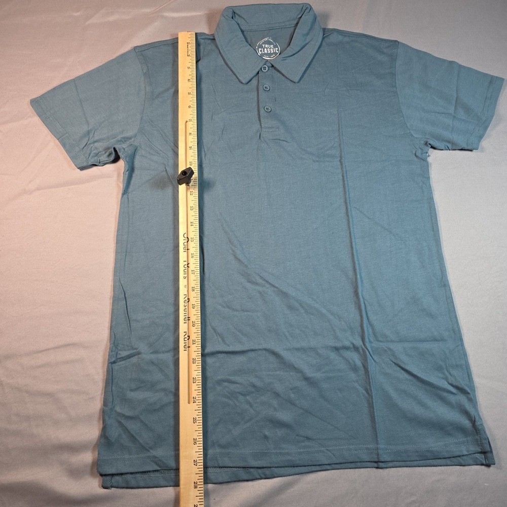 True Classic Polo Medium (2 pack) Light Heathered Blue, Turquoise - Picture 8 of 10